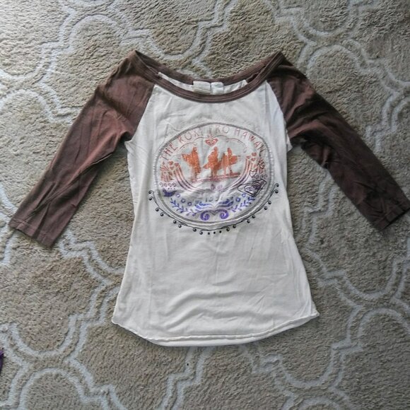 ROXY  1/4 Long Sleave T Shirt Bundle Size Small - Picture 2 of 6